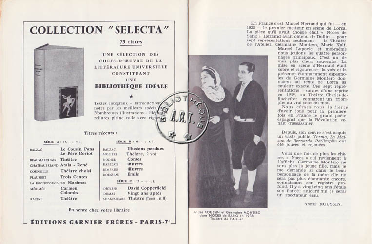 Les programmes de Théatre de l\